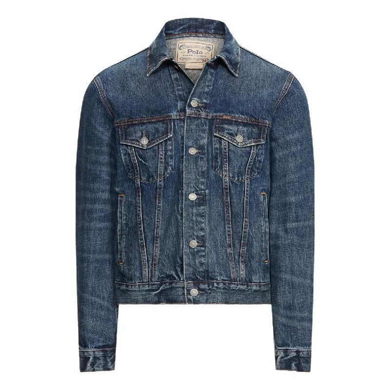 Faded Denim Trucker Jacket