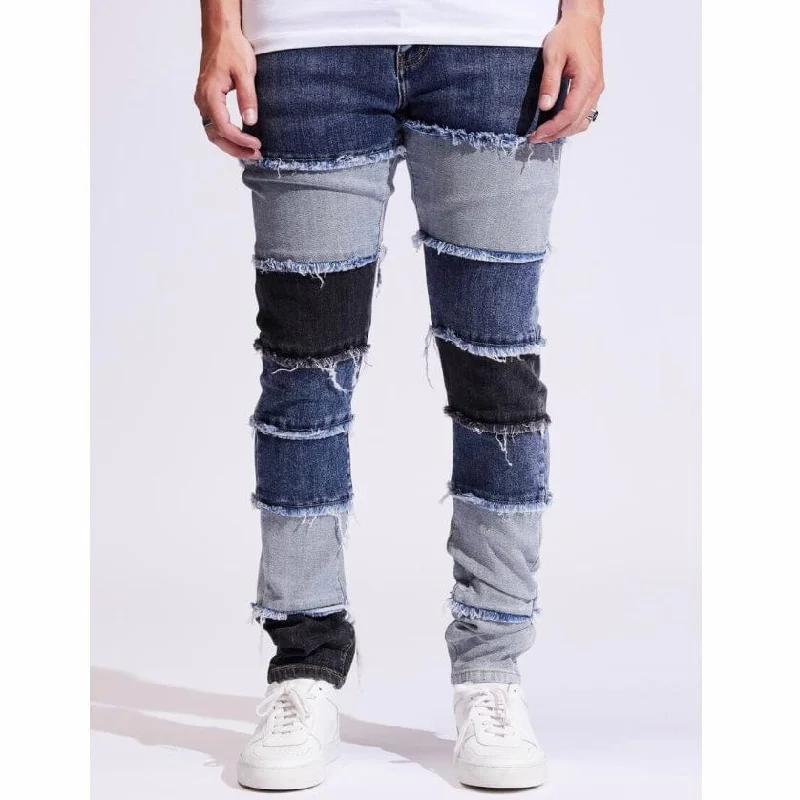 Embellish Figueroa Stacked Denim (Blue Wash) EMBF122-001