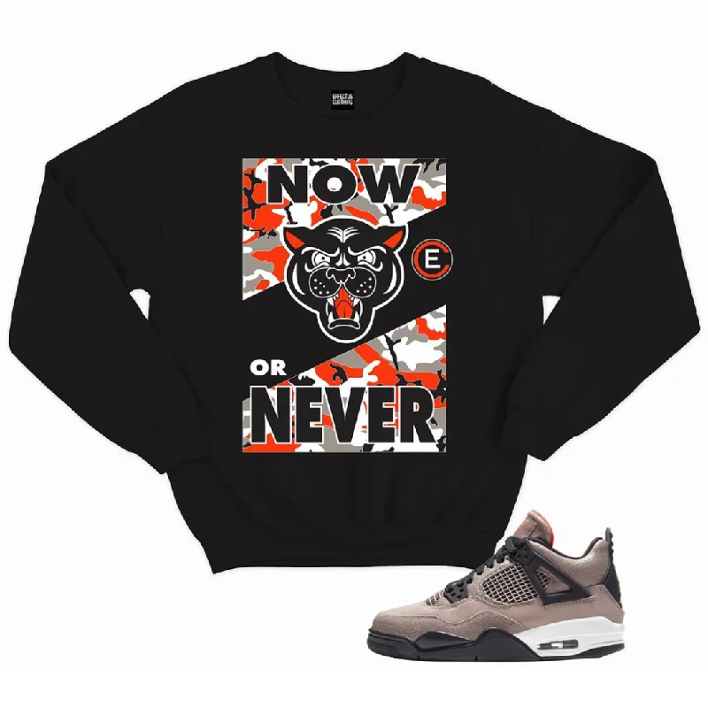 EFFECTUS CLOTHING NOW OR NEVER CREWNECK - BLACK