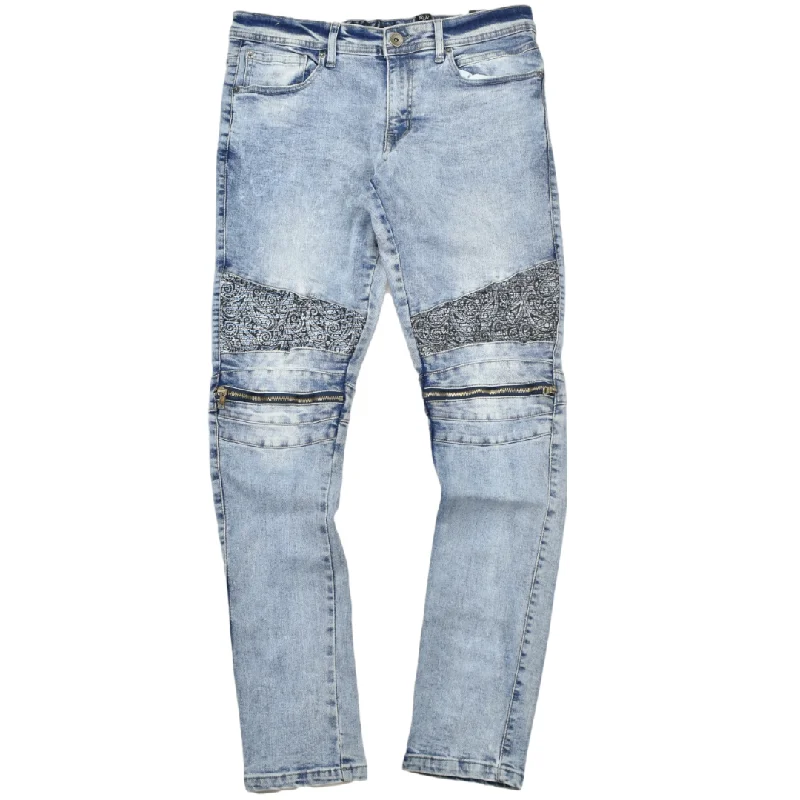 8IGHTH DSTRKT MOTO BANDANA JEANS - DF0721