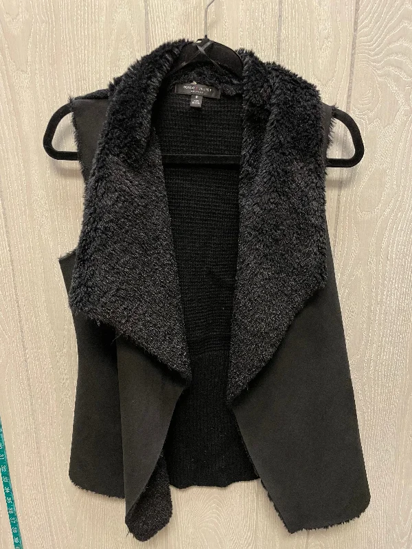 Vest Faux Fur & Sherpa By Romeo And Juliet In Black, Size: M