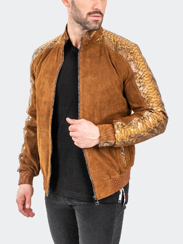 Leather PythonDesert Brown