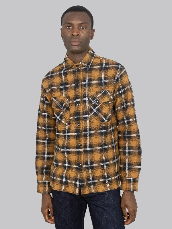 3sixteen Crosscut Flannel Sienna Check