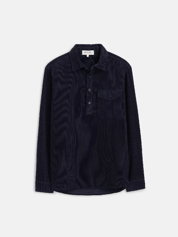 Carter Popover Shirt in Fine Wale Corduroy