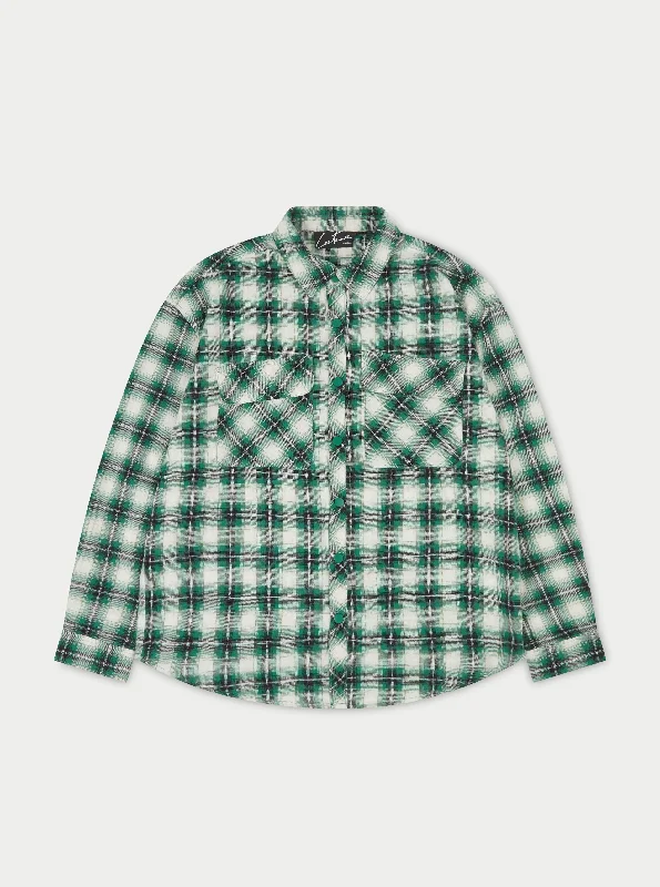 COPYRIGHT CHECK RELAXED SHIRT - GREEN