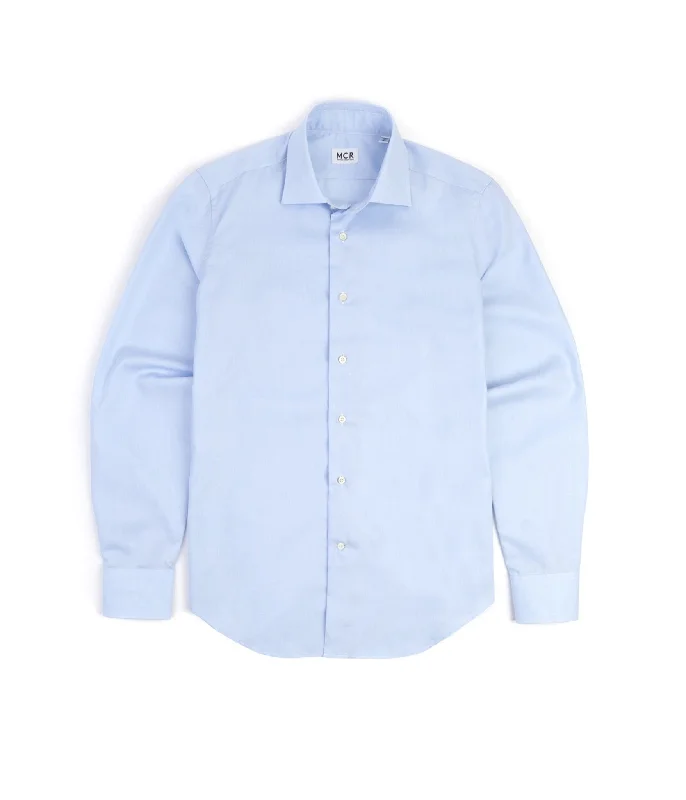 MCR Slim Pinpoint Shirt: Light Blue