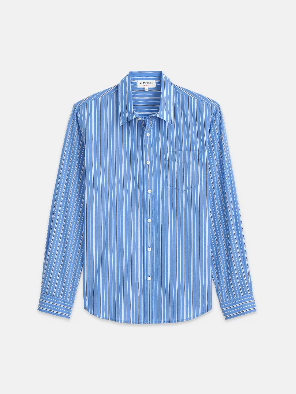 Mill Shirt In Ticking Stripe