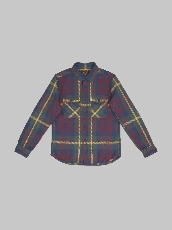 UES Extra Heavy Flannel Shirt Wine