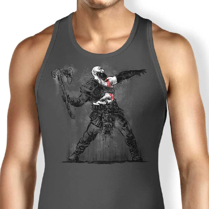 God Throwing Axe - Tank Top