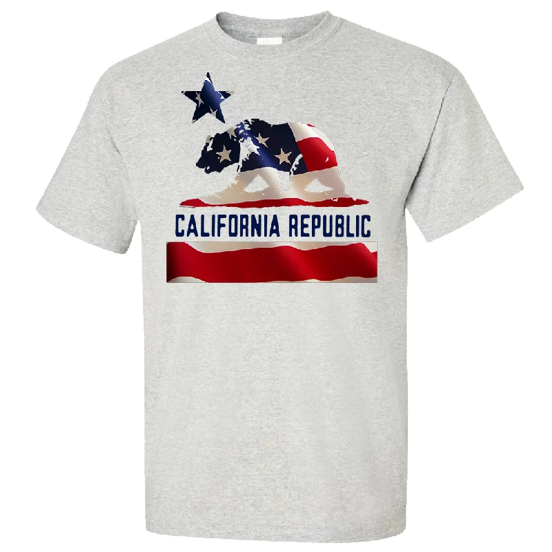 American Bear Flag Asst Colors T-shirt/tee