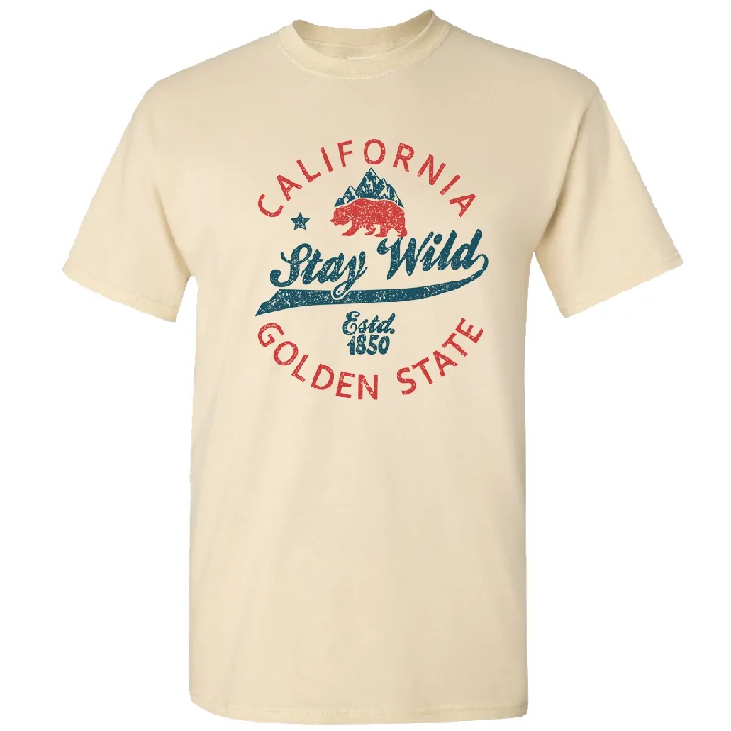 California Stay Wild Asst Colors T-shirt/tee