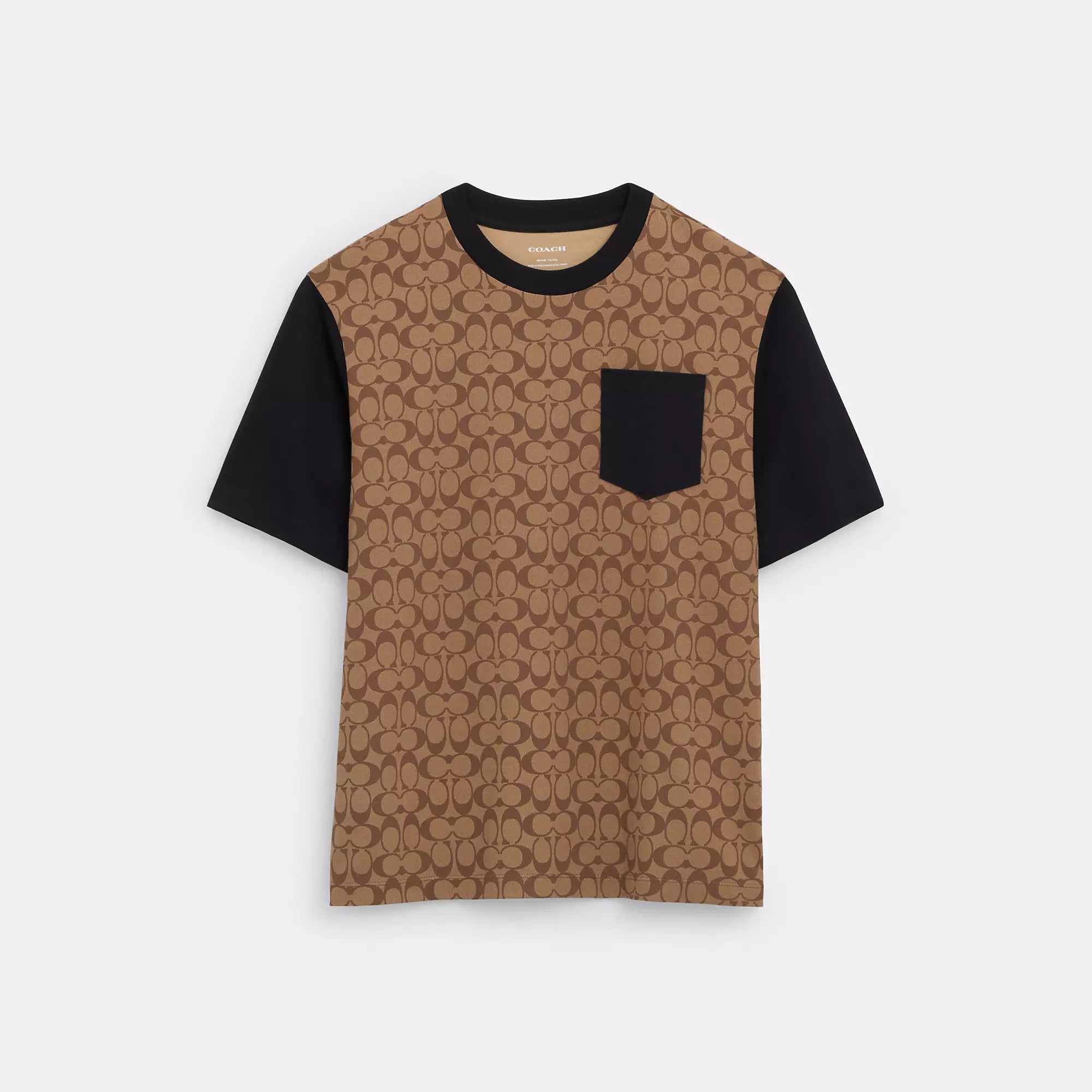 Coach Outlet Signature T Shirt In Organic Cotton