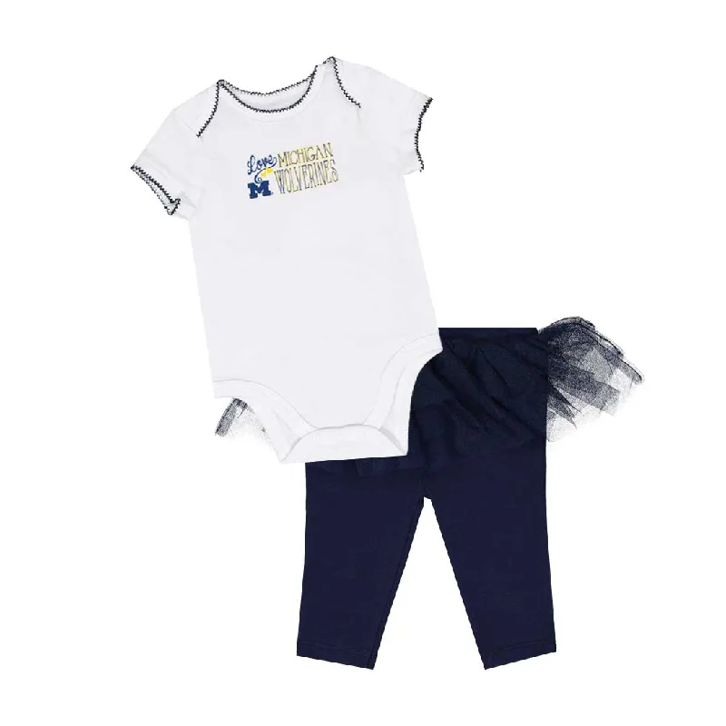 Girls' (Infant) Michigan Wolverines Tutu Legging Set (K41TJG 58)