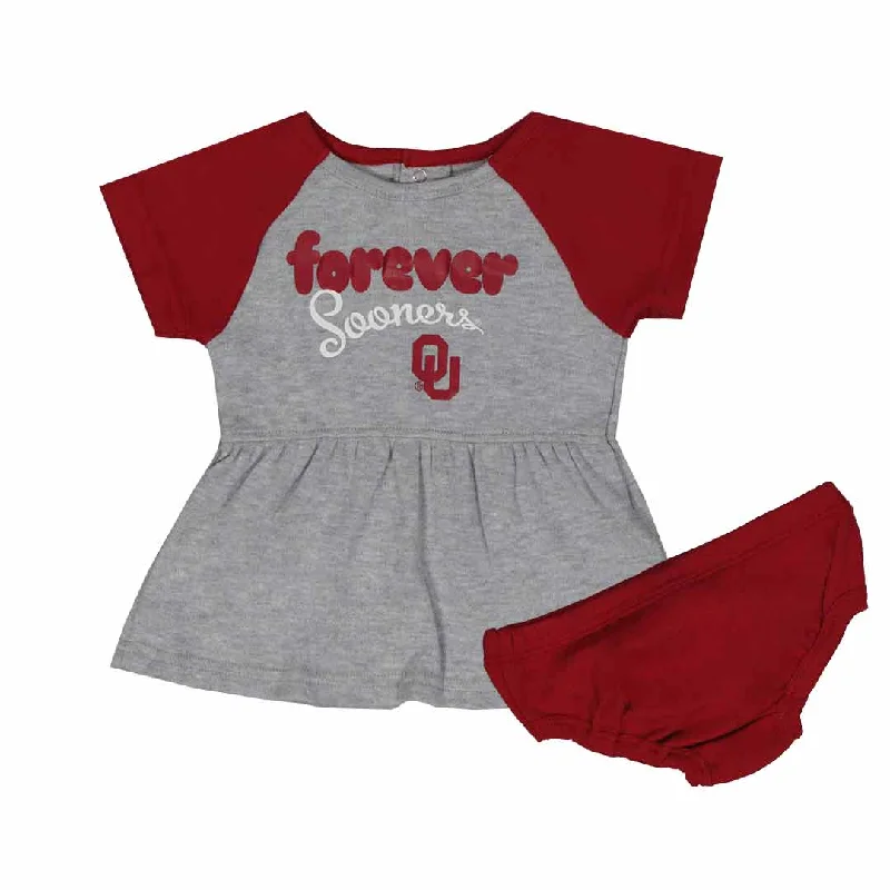 Girls' (Infant) Oklahoma Sooners Formation 2 Piece Set (K41905 91)