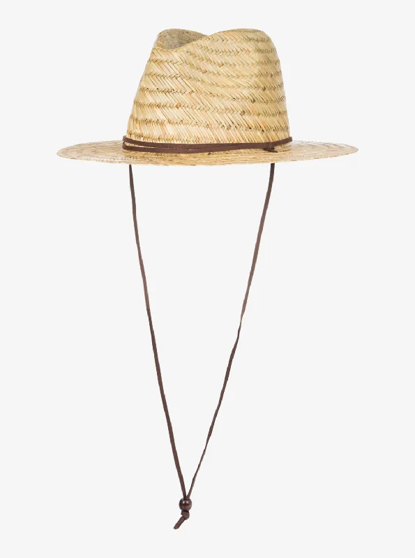 Jettyside Straw Lifeguard Hat - Natural